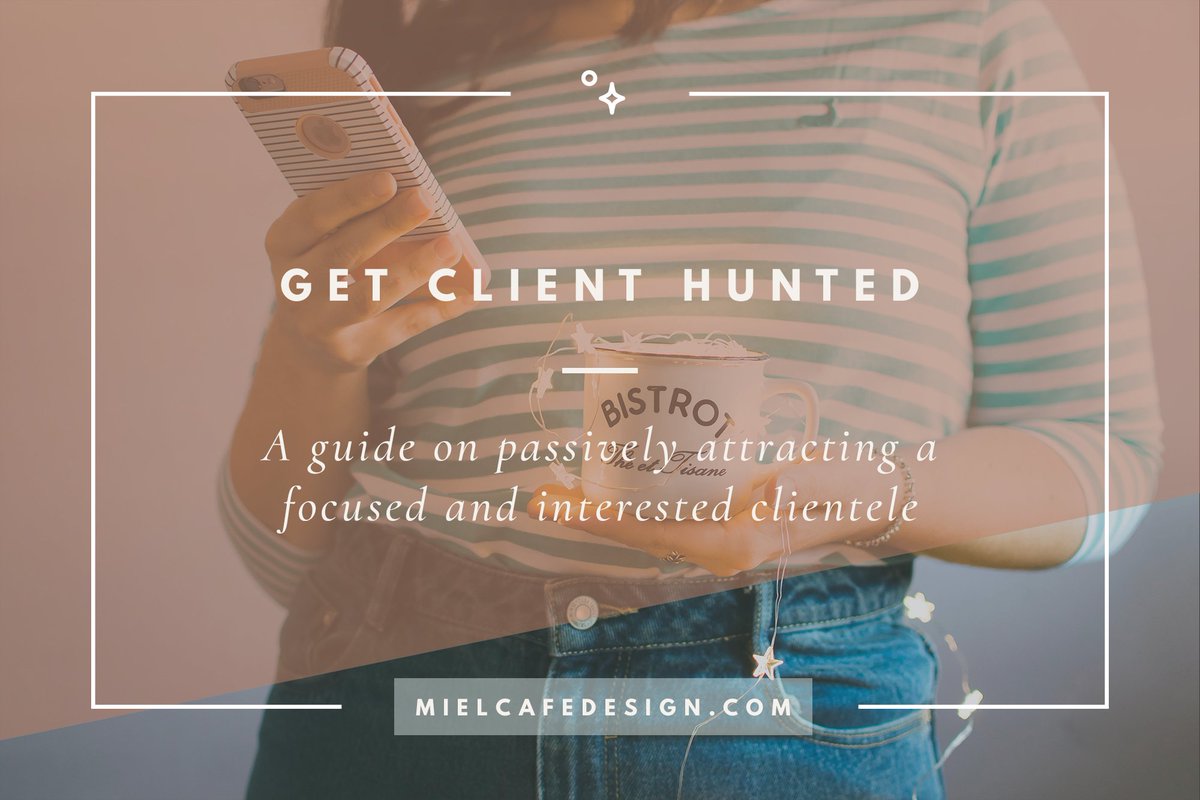You can enroll my free #GetClientHunted email course any time! Start learning about getting clients with min effort: eepurl.com/cZqY3D