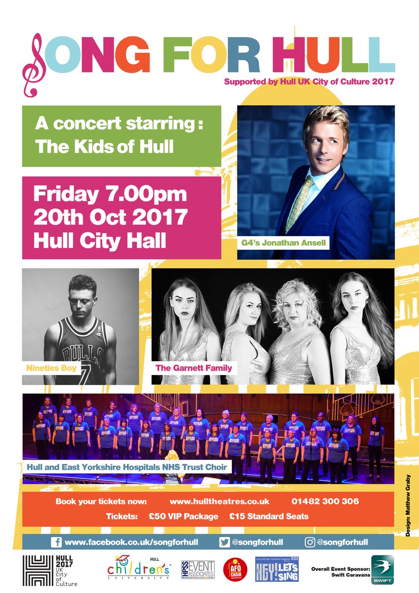 <a href="/bbcburnsy/">David Burns</a> <a href="/RadioHumberside/">BBC Humberside</a> Reasons?  <a href="/SongForHull/">Song for Hull 2020</a> 20th October! sponsored by <a href="/swiftgroup/">Swift Group</a> &amp; <a href="/2017Hull/">Hull City of Culture</a> with <a href="/JonathanAnsell/">Jonathan Ansell G4</a> @heyletssing <a href="/TheGarnettFam/">The Garnett Family</a> <a href="/ninetiesboy/">Nineties Boy</a>