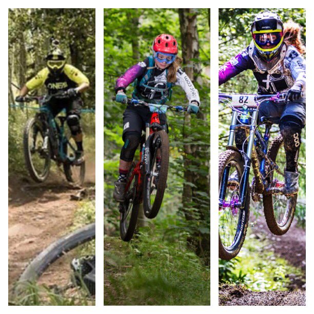 Race weekend for <a href="/I_am_Elena1/">Elena Melton</a> <a href="/PollyHendo/">Polly Henderson</a> &amp; <a href="/bexbaraona/">Bex Baraona</a> smash it ladies! #dh #enduro #mtb