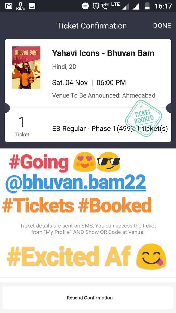 ImKv11's tweet photo. Excited Af to see you. Can't wait...ππ
@Bhuvan_Bam #BBIndiaTour #Yahavi @yahaviofficial
#BBIndiaTourAnnouncement https://t.co/uY0lDV4ULM