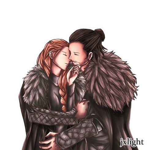 HuarguitaStark's tweet photo. Sansa y Jon. Madre mía los fanart. XD https://t.co/XqWSTyzBVF