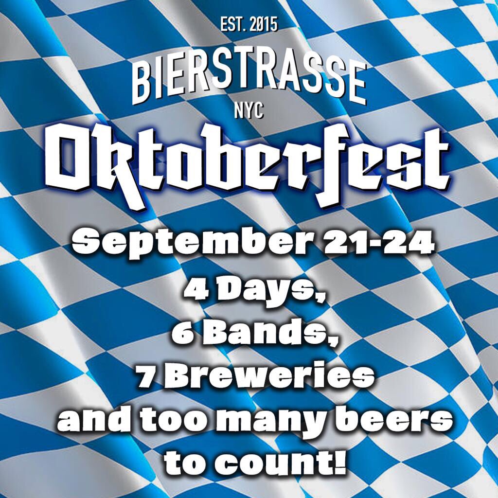 That time of year When xmas comes in September🔷⚪️🔷⚪️🍺🍻🍺🍻🍺🍻#oktoberfestNYC2017
