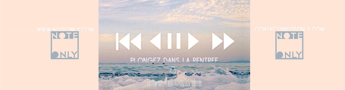 Note_Only's tweet photo. 🌊 Plongez dans la rentrée &amp; Let's Play !! 🎶
N'oubliez pas : C'est toujours l'été!
📩 Nos actus: https://t.co/Szqaz3smL1… https://t.co/iTn0rzViT0