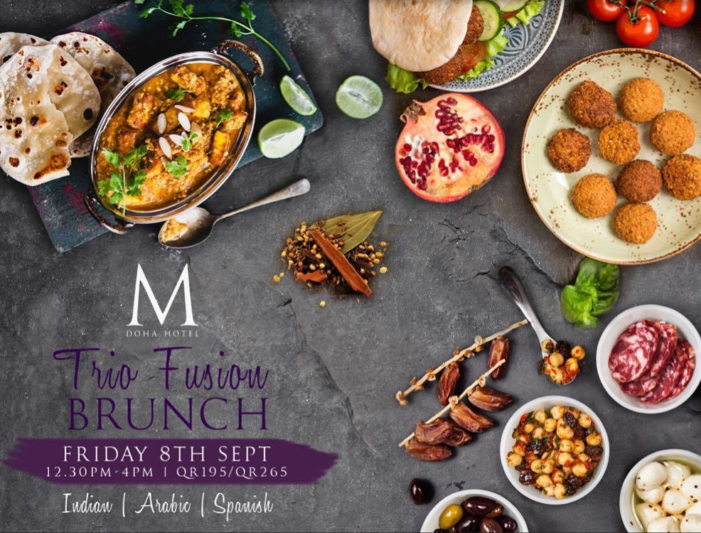 MDohaHotel's tweet photo. Let's eat! #BrunchDoha #Brunching #MDohaHotel https://t.co/npyCMA4fbF https://t.co/EROP4xHeMK