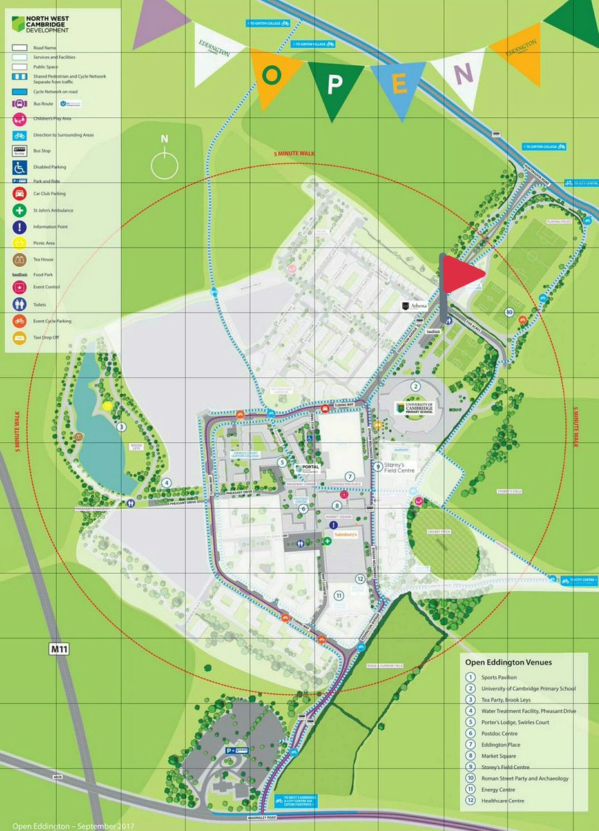 Eddington_Camb's tweet photo. Plan your journey to Eddington tomorrow with our way-finding map. https://t.co/3xSUyzSlVc #eddington #OC2017 https://t.co/vyHwFJBMni