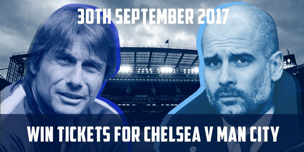 Now_FootbaIl's tweet photo. Want to watch the Chelsea v Man City game on 30th Sept?

We have 2 match day tickets available courtesy of @Sure 

Just RT and follow to win https://t.co/m8JRS377k8