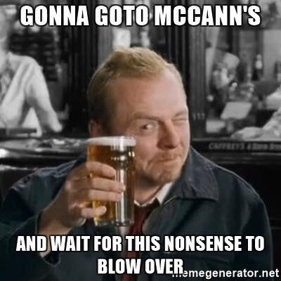 mccannspub's tweet photo. So far we are staying open until further analysis of #Irma's path! #charleston #evacuation #IrmaHurricane2017 #bestpubintheland https://t.co/xQHoUFQ8WZ