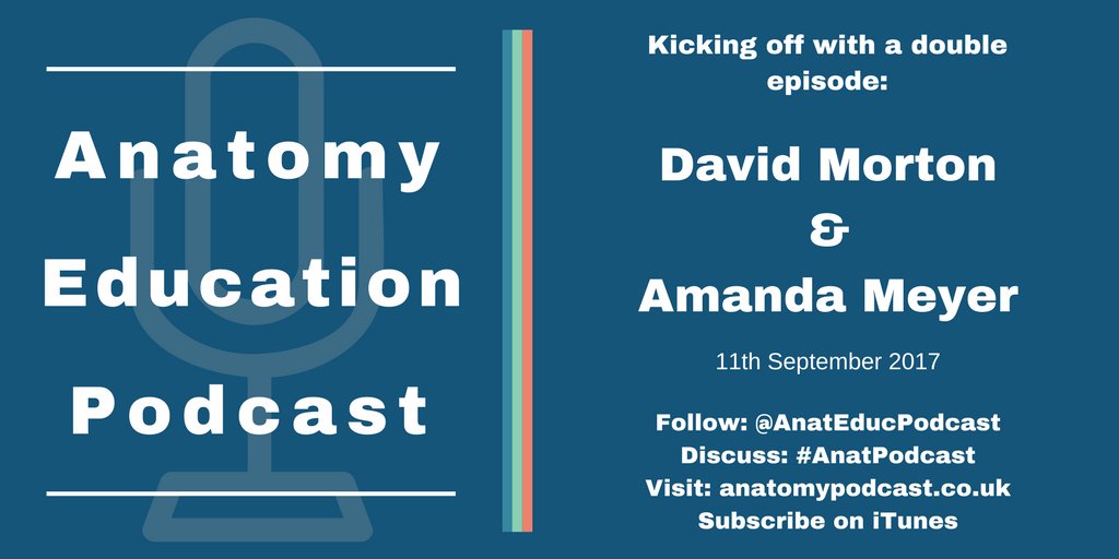 AnatEducPodcast (@anateducpodcast) on Twitter photo The #AnatPodcast kicks off with a double-header. <a href="/davidmorton23/">David Morton</a> and <a href="/amandameyerphd/">Dr Amanda J. Meyer @amandameyerphd.bsky.social</a> get the ball rolling on Monday 11th September. #Anatomy The #AnatPodcast kicks off with a double-header. <a href="/davidmorton23/">David Morton</a> and <a href="/amandameyerphd/">Dr Amanda J. Meyer @amandameyerphd.bsky.social</a> get the ball rolling on Monday 11th September. #Anatomy