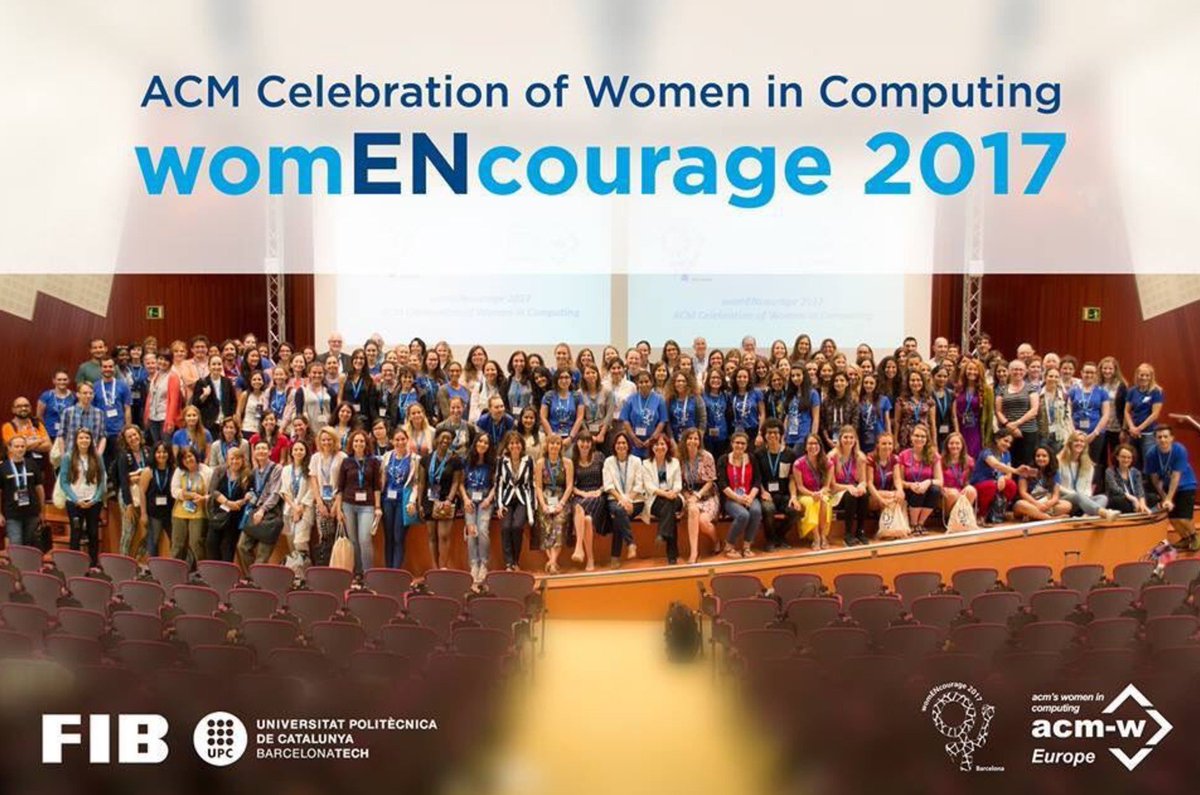 HelloBwom's tweet image. Our CEO has been in the opening panel at #ACMWomENcourage, a great project to celebrate and encourage #womenintech! #Equality