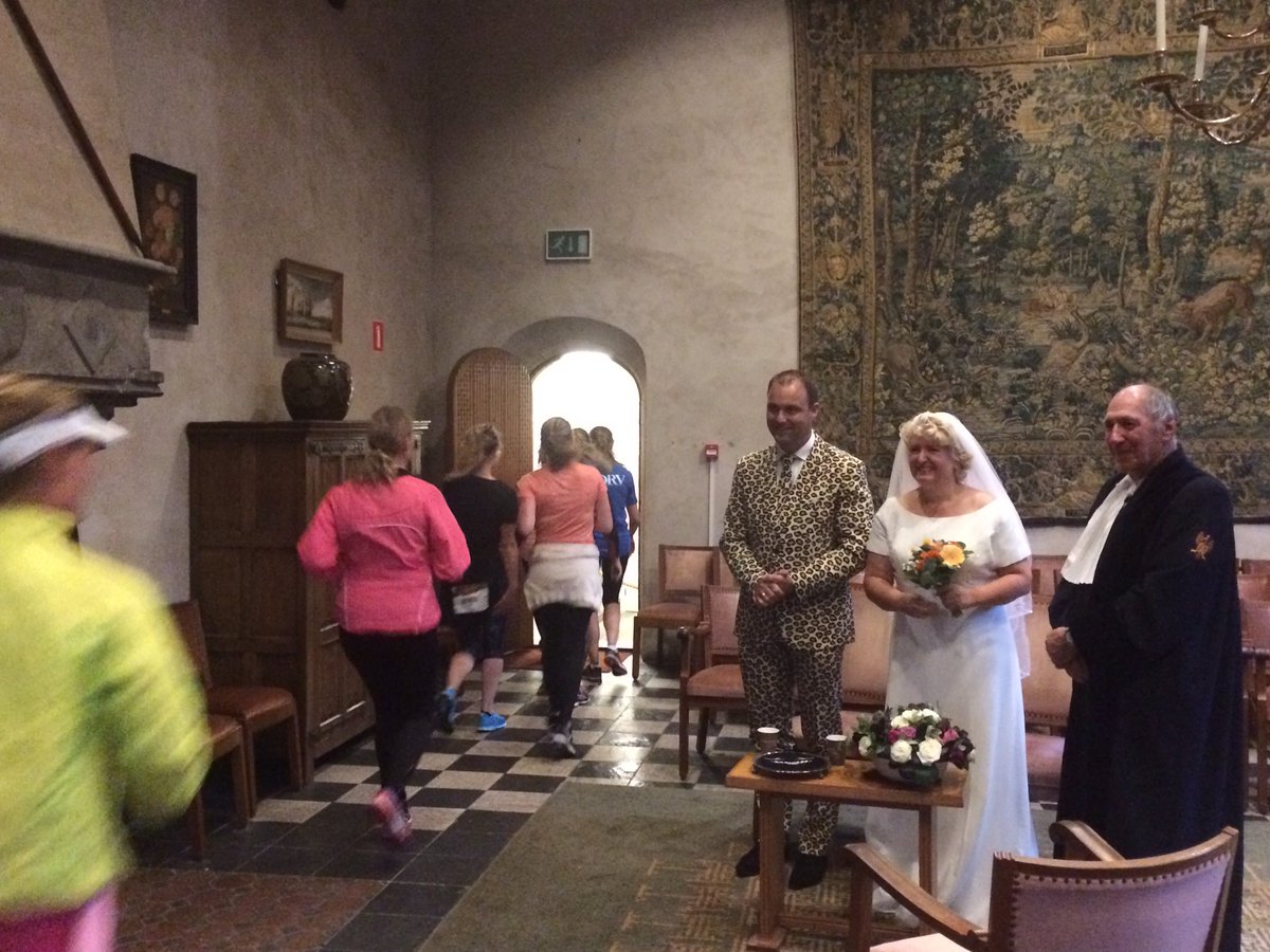 Mooi plaatje in trouwzaal stadhuis Middelburg bij huwelijk van de wethouders bij City Trail Middelburg!