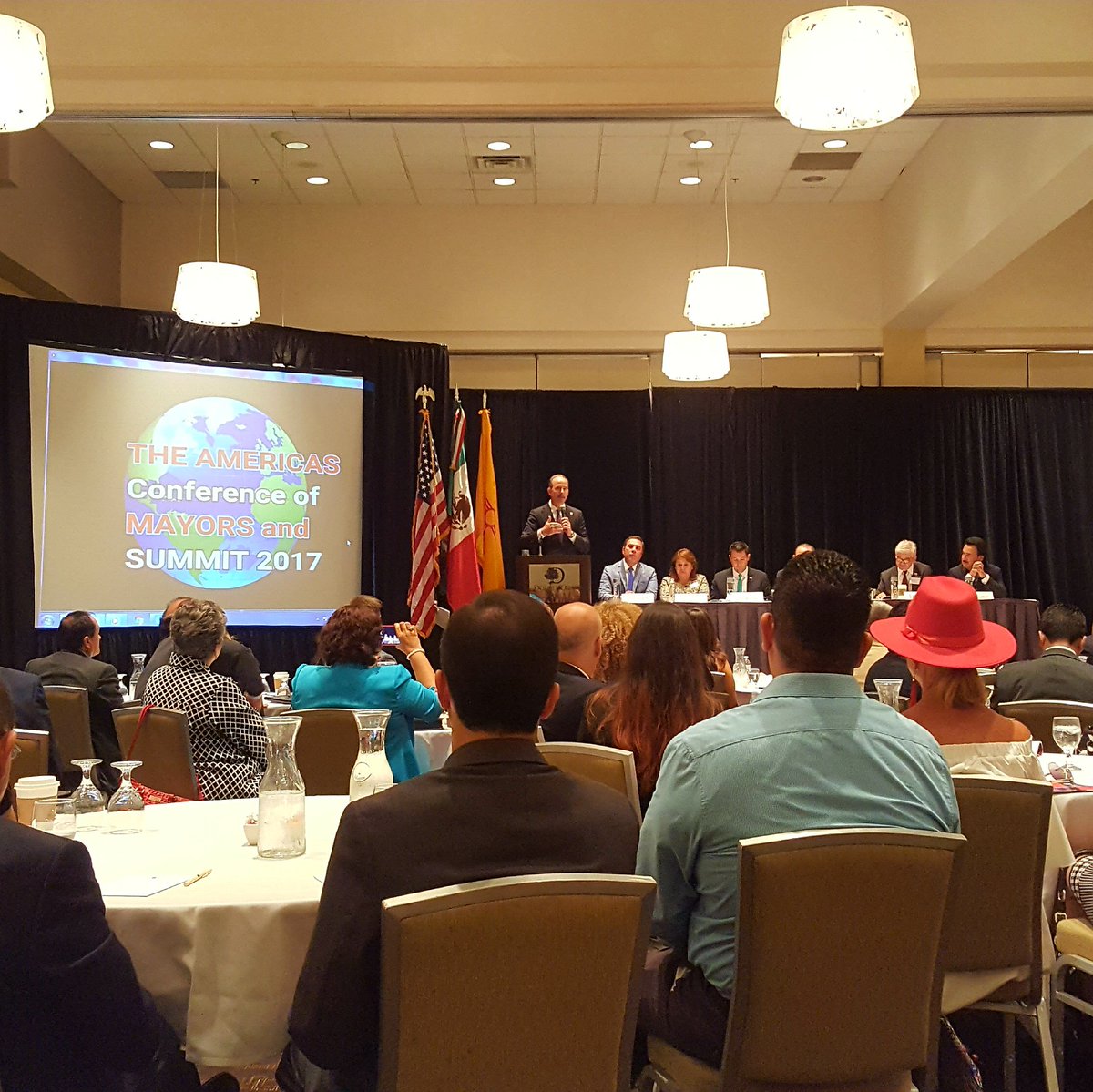 <a href="/Mayor_Berry/">Mayor Berry</a> kicking off the inaugural America's Conference of Mayors! #citiesleadingdiplomacy