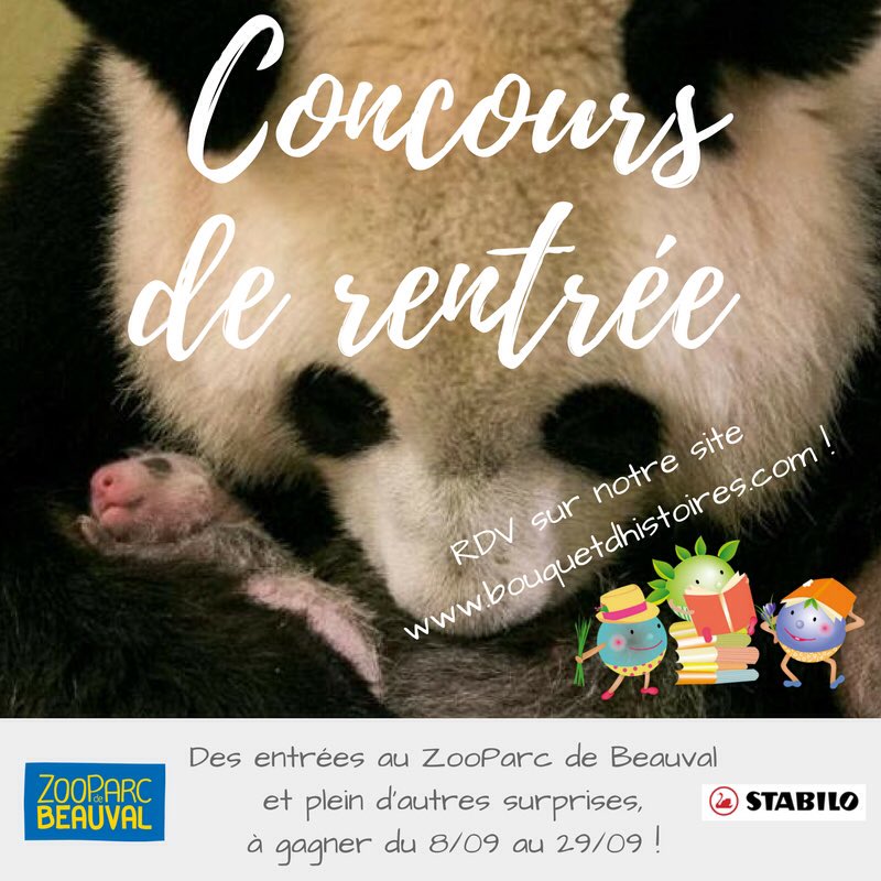 abonnementsbdh's tweet photo. #concours ! Pour participer, rdv sur notre site https://t.co/FIjQcDoCSb ! 
#beauval #stabilo #bouquetdhistoires https://t.co/Tinmhk6rTH