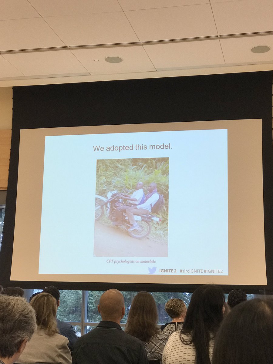 SJLandes's tweet photo. Distance a barrier for treatment in the Congo? Give them a motorbike! @drdebkaysen brilliant! #SIRC2017 #Sircignite https://t.co/E0ibvKOL2M