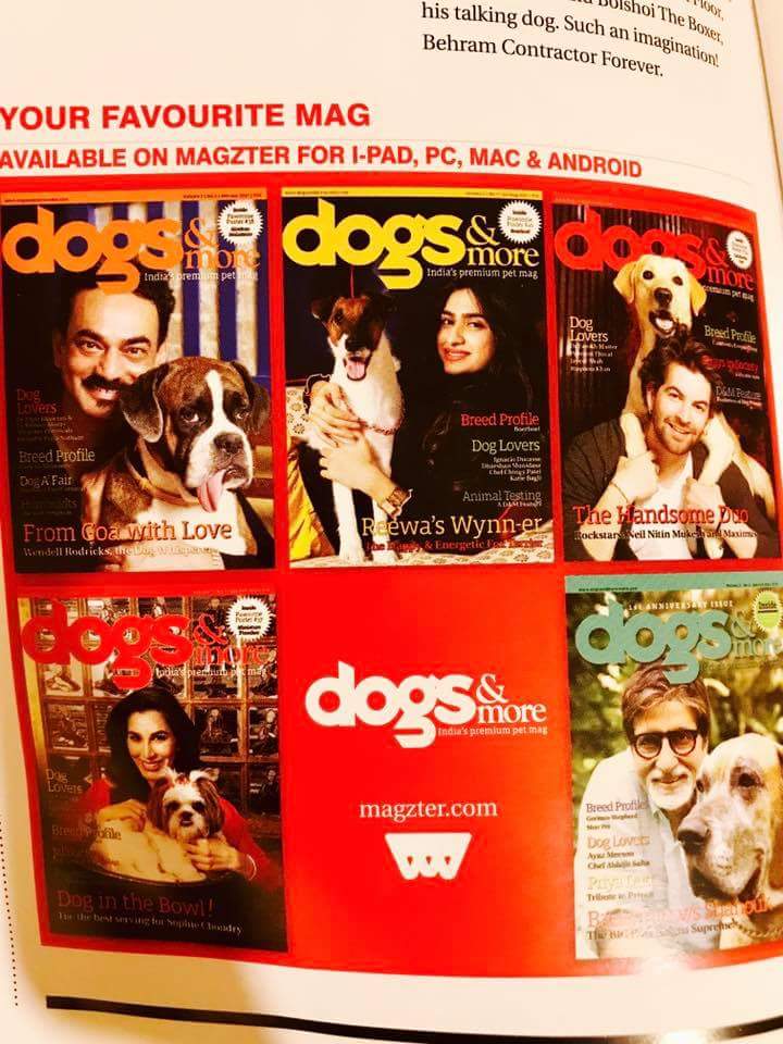 roopkumarsunali's tweet photo. Check this out..@RathodReewa is passionate #animallover Her story out now on @dogsandmoremag #petlove #PremiumMagazine https://t.co/FBioecXORj