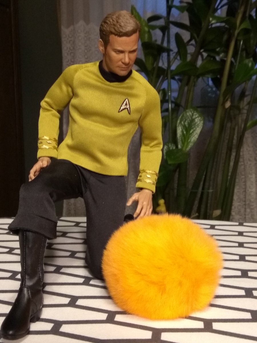 Elfraya's tweet photo. @WilliamShatner @Barbie #StarTrekDay party! 🙌 Don't forget to invite a Giant Ginger Tribble! 😀 https://t.co/RdilGcgMBY