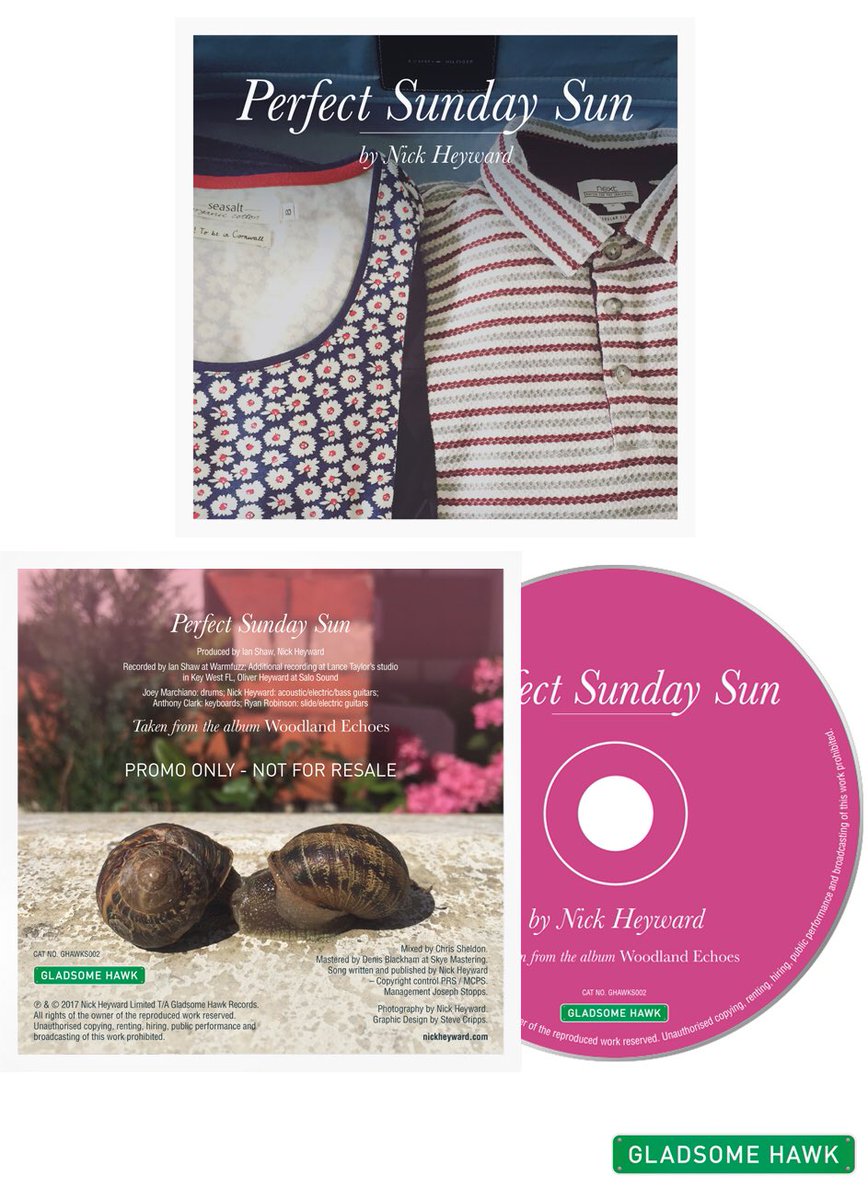 Next #NickHeyward #single release from #NewAlbum #WoodlandEchoes #PerfectSundaySun #graphicdesign #sleevedesign stevecripps.co.uk/gd105.html