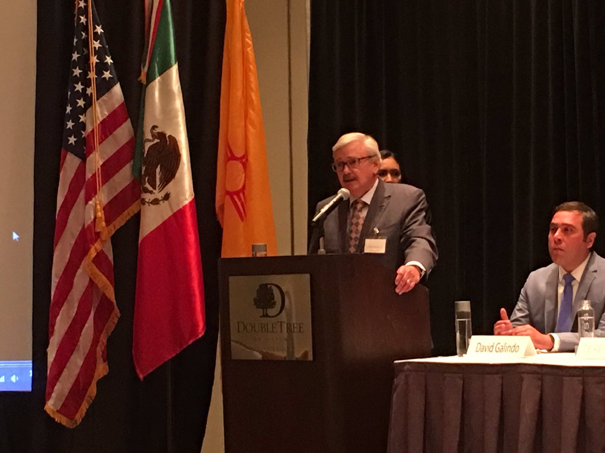 .<a href="/NMTech_Pres/">Stephen G. Wells</a> Stephen Wells delivering the welcome address at this morning's Americas Conference of Mayors and Summit 2017. #NMTech