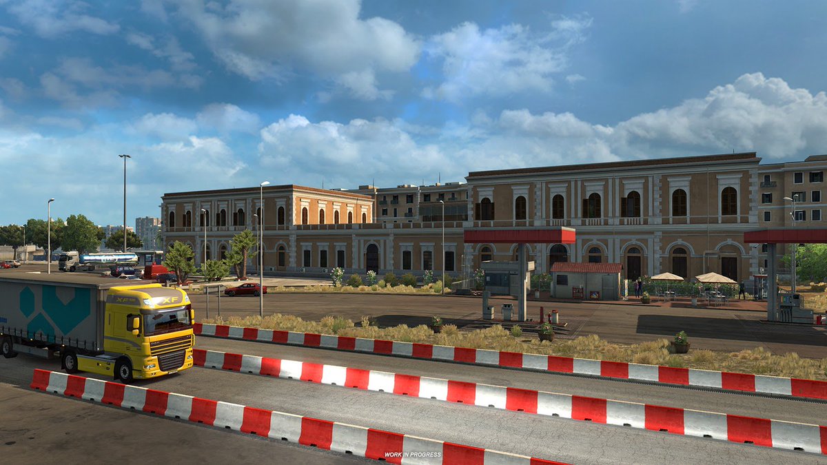 SCSsoftware's tweet photo. Take a look at the architecture in the upcoming map expansion for the #EuroTruckSimulator2 ! ;-) 

Do you like it?

https://t.co/o2s46aYzGA https://t.co/s5mnZvf99G