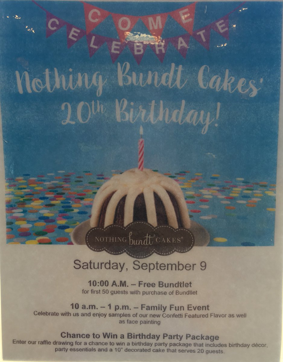 ChampagneMarket's tweet photo. Princesses, face painting, &amp; more!  Come help us celeBUNDT our 20th Birthday! https://t.co/ZQWlnOX6jB