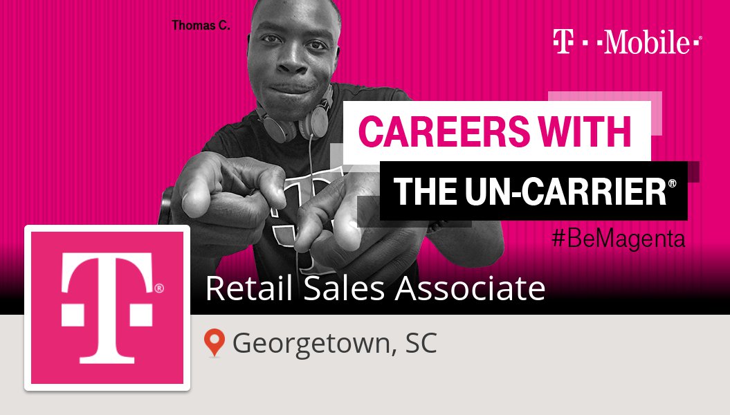 waldo143's tweet photo. #Retail #Sales Associate in #Georgetown at #TMobileCareers #job https://t.co/4DwvmjwkSh #BeMagenta https://t.co/N3drX63949
