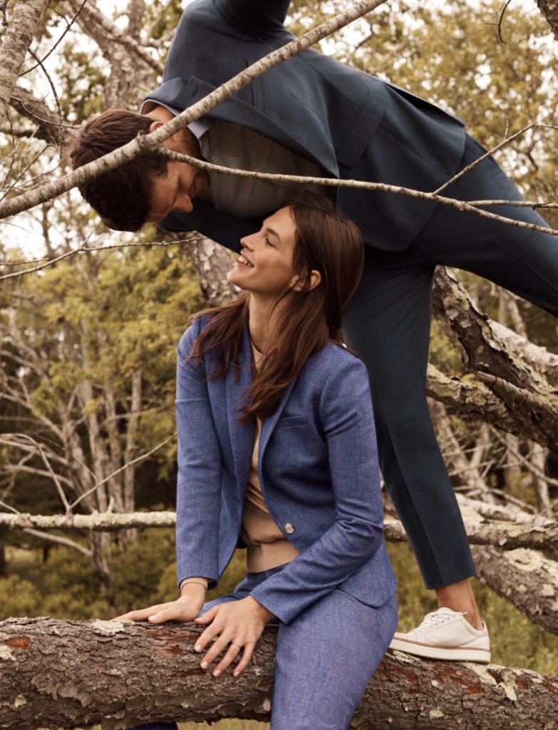 Our latest suiting collection has the balance of luxury and comfort you crave. Perfectly suited for life. bananarepublic.ca #itsbanana