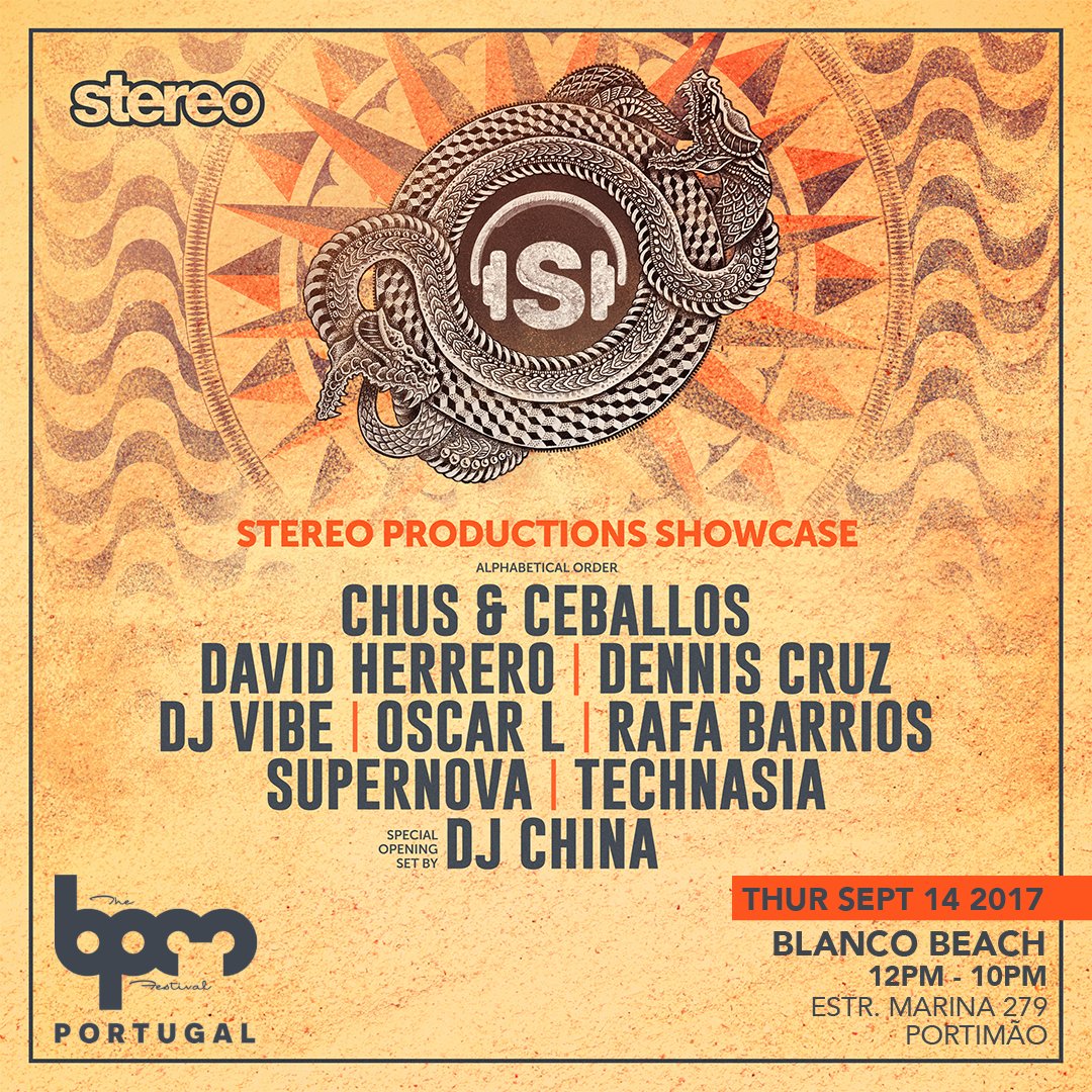 The BPM Festival (@thebpmfestival) on Twitter photo Our <a href="/stereoprod/">Stereo Productions</a> family will be opening #BPMPortugal at <a href="/BlancoBeach/">Blanco Beach</a>! Get your tix & don't miss this one >> bit.ly/BPMPT17_Stereo 😎🎶🎉🇵🇹☀️ Our <a href="/stereoprod/">Stereo Productions</a> family will be opening #BPMPortugal at <a href="/BlancoBeach/">Blanco Beach</a>! Get your tix & don't miss this one >> bit.ly/BPMPT17_Stereo 😎🎶🎉🇵🇹☀️