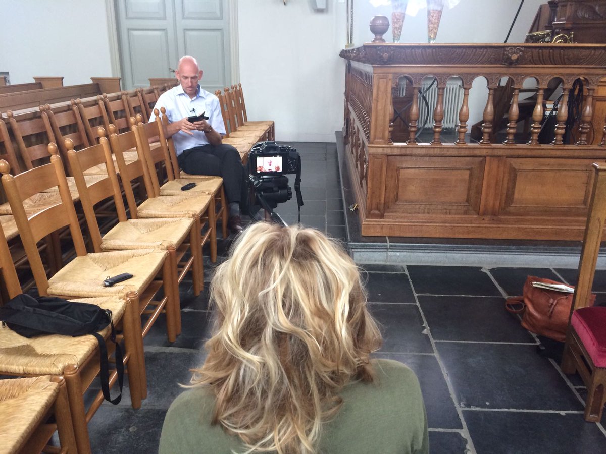 Vanochtend interviewden we <a href="/dsHoltslag/">Jan Holtslag</a> over de inzet van social media voor onze nieuwe videoserie 'Predikanten &amp; (social) media!'!