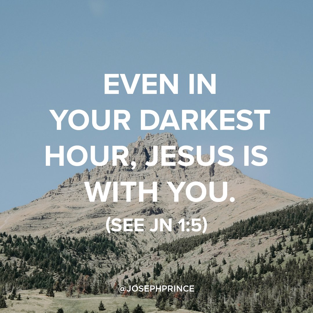 JosephPrince's tweet photo. Even in your darkest hour, Jesus’ light will lift you up and give you a confident expectation of good. Let His presence fill you with hope. https://t.co/DiMqi1qwZE