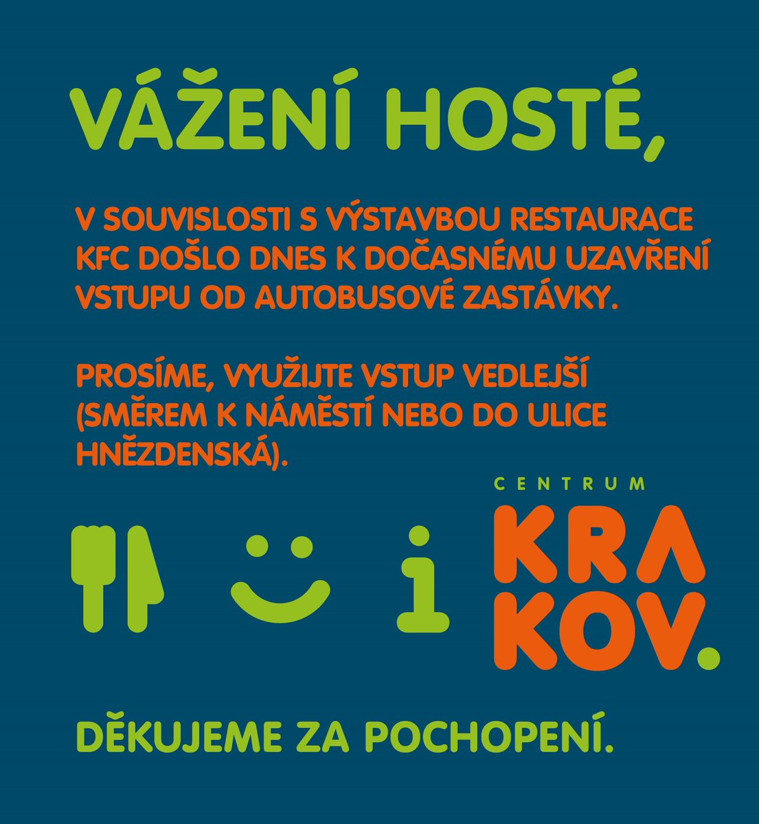 Vážení zákazníci