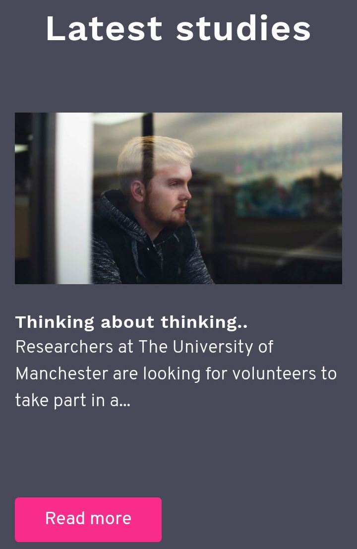 <a href="/ThinkActStudy/">ThinkActStudy</a> thinking, social functioning &amp; emotion #research can now also be accessed on @CitzSci website via citizenscientist.org.uk/current-studie….