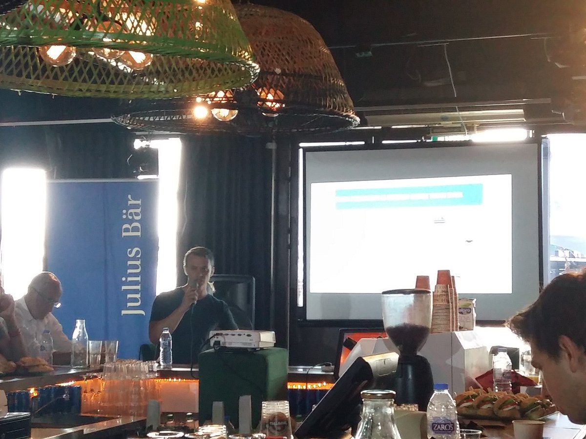 esaBICch's tweet photo. Great talk by Lukas Meier from #Fixposition! Well done! 👏
Also 👍pitches by Juan Jerez from #Embotech and Michael Geiselmann from #Ligentec! https://t.co/HQIa5V8bAD