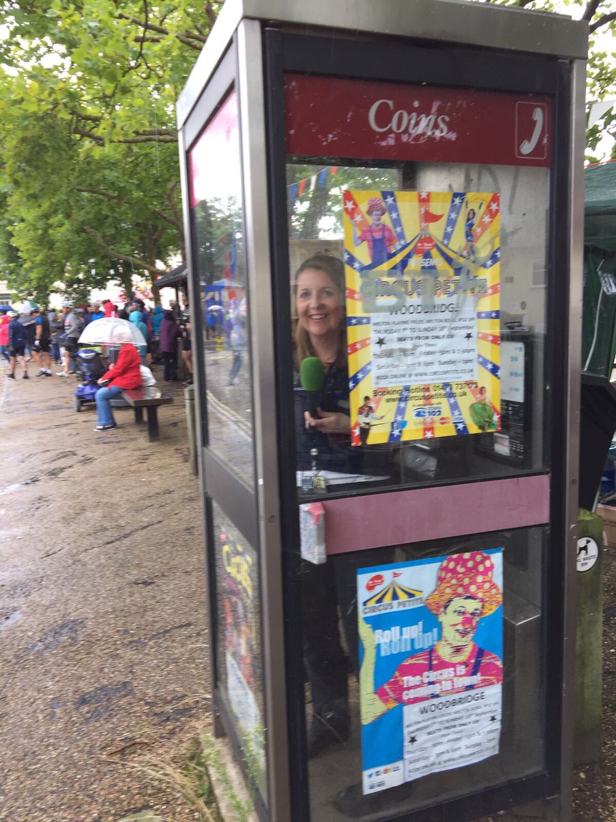 <a href="/BBCSuffolk/">BBC Suffolk</a> seeking shelter reporting on wet #tourofbritain from Wickham Market