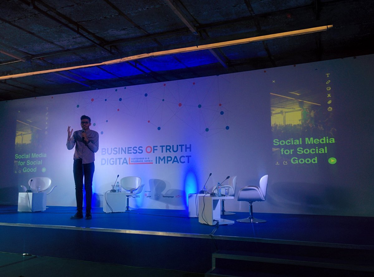 OlenaDub's tweet photo. Learning and networking with great digital, media and business ppl at #businessoftruth conference in #Belgrage
#Digimpact https://t.co/JSg77vsuu8