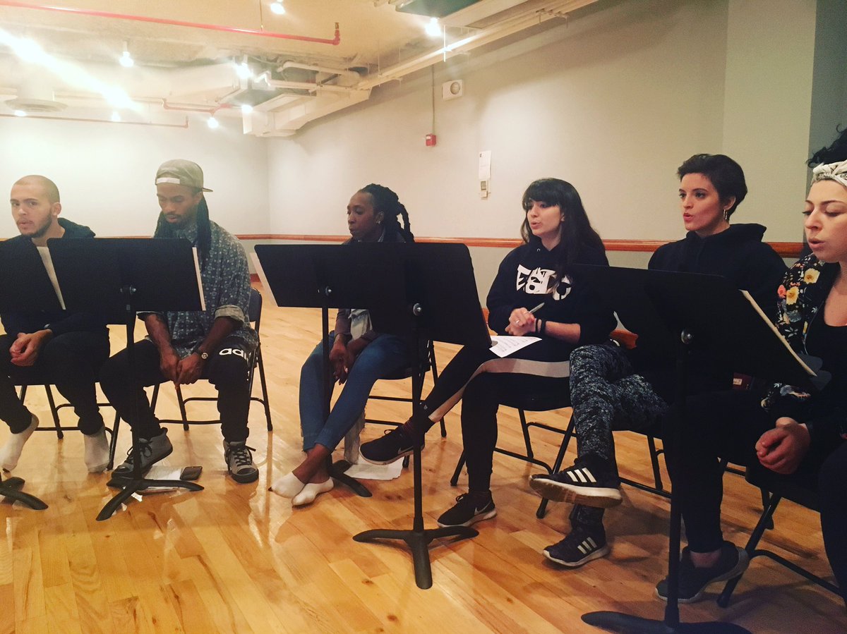 PureCreativeArt's tweet photo. Starting the day with music! Our NYC cast are in session with our awesome Music Director today... https://t.co/3e9MOSLHXI