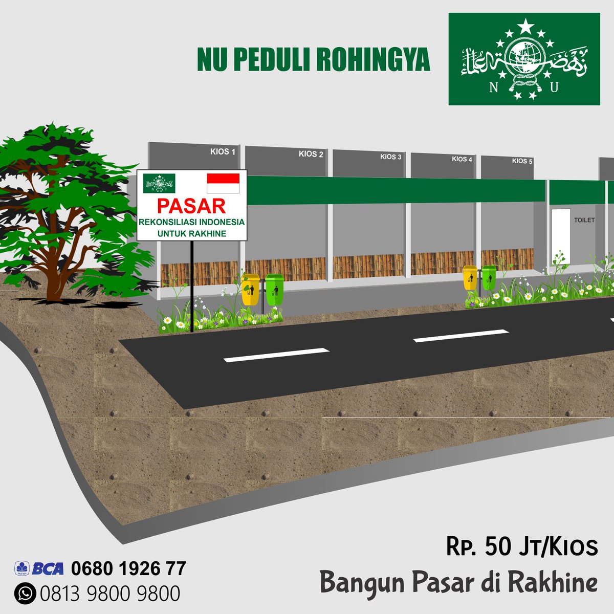 Mari, sukseskan Pasar Rekonsiliasi Indonesia untuk Rakhine.
#AksiNyataUntukRohingya 
<a href="/nu_online/">NU Online</a> <a href="/nahdlatululama/">Nahdlatul Ulama</a> <a href="/PPLPBINU/">LPBINU Indonesia</a> <a href="/ali_yoseph/">Muhamad Ali Yusuf</a>