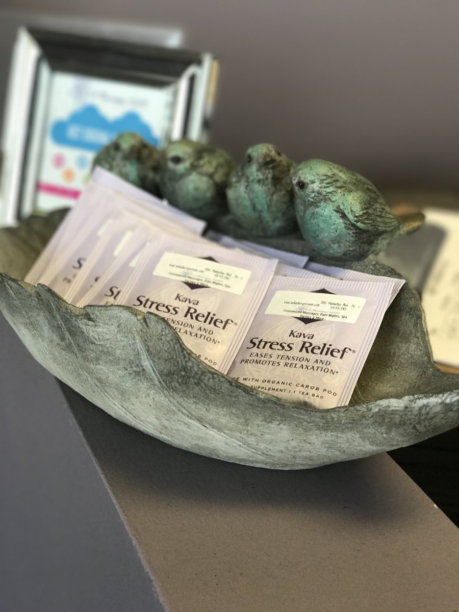 nolatherapyroom's tweet photo. When our clients come to us for relaxation, we make sure they leave with some for later too! ☺️ #nolatherapyroom #relaxnow #relaxlater https://t.co/HQVQmlqxPA