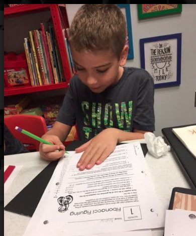 MrsGreenGifted's tweet image. On Friday, Fourth graders Figure out Fibonacci!  #Fibonacci #alliteration #fibonaccifun #basdproud