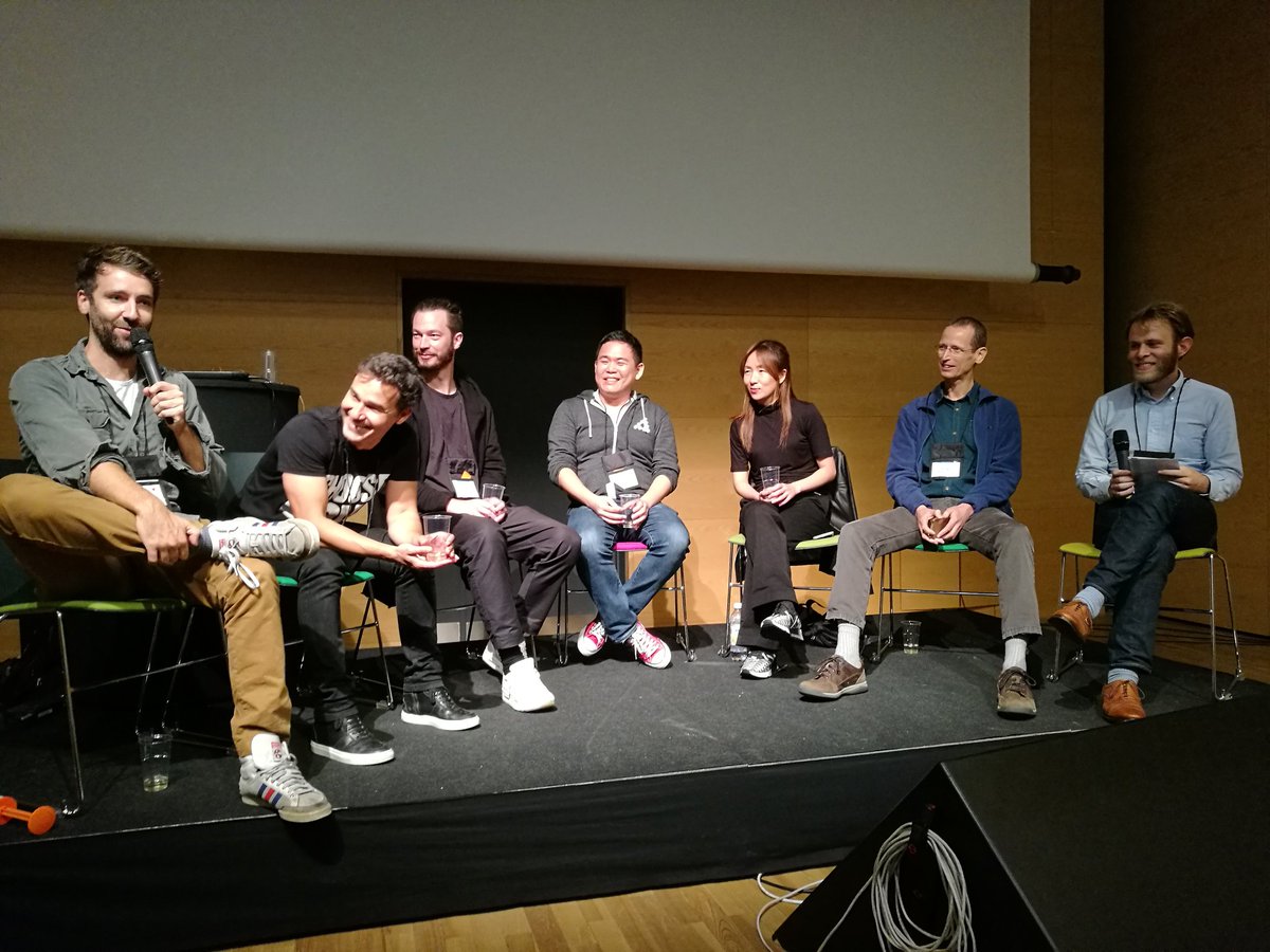 karlmoritz's tweet photo. #repeval #emnlp2017 panel about to begin. Bonus participants bribed with Aquavit. Managed to resist. https://t.co/2wqzN1mnoK