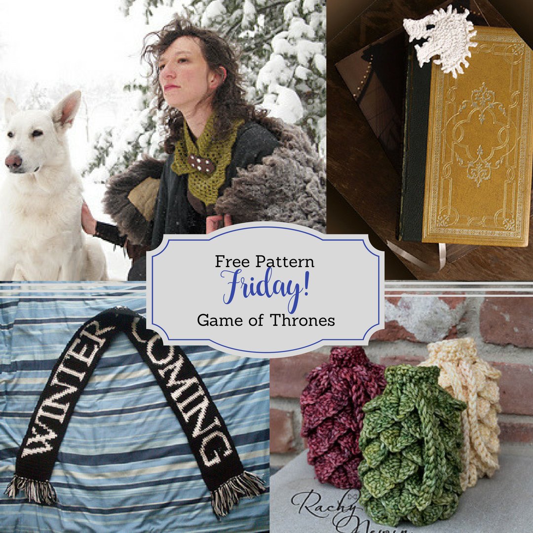 MyYarnBox's tweet photo. Happy Free Pattern Friday! This one's for you, Game of Thrones fans. Which is your favorite? #Yarnbox https://t.co/PEeNeTlskS https://t.co/dt733I1kLb