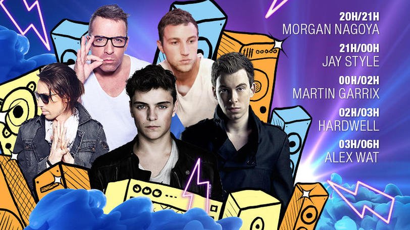 NRJ DJ Awards (@nrjdjawards) on Twitter photo #NRJExtravadance, ça commence tout de suite !!!!
Au programme : <a href="/MNagoyaOfficial/">Morgan Nagoya</a>, @JayStyleMusic, <a href="/MartinGarrix/">MARTIN GARRIX</a>, @Hardwell et @AlexNRJ 🎉🎶😜 #NRJExtravadance, ça commence tout de suite !!!!
Au programme : <a href="/MNagoyaOfficial/">Morgan Nagoya</a>, @JayStyleMusic, <a href="/MartinGarrix/">MARTIN GARRIX</a>, @Hardwell et @AlexNRJ 🎉🎶😜