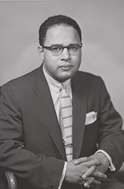 Born in Detroit in 1922, Charles C. Diggs lived in Black Bottom. He went on to become the first black man elected to Congress from Michigan.