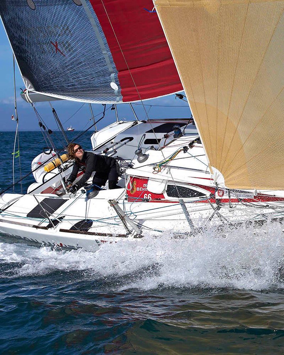 Swedesailor's tweet photo. Can't wait for the #sailing from #lorient to #Mediterranean in little over a week with this beauty #Generali #Figaro2 #bayofbiscay #Musto https://t.co/bkNadnC3JE