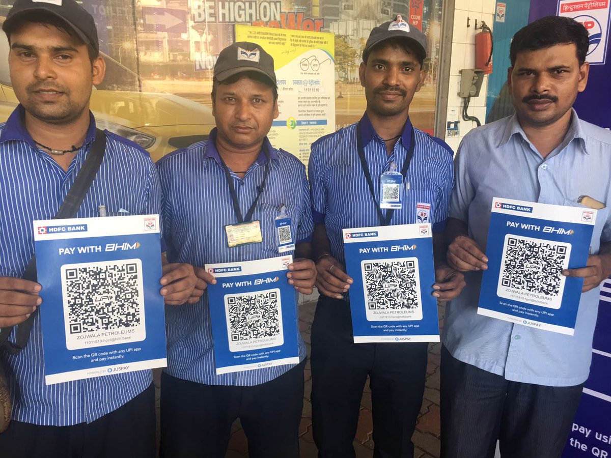 HPCL's tweet photo. Launch of @BHIM application in various RetailOutlets @HPCL in Mumbai. #LessCashLess
@dpradhanbjp @AshutoshJindalS @aloktripathi74 @pcraindia https://t.co/W0J6oiWf36