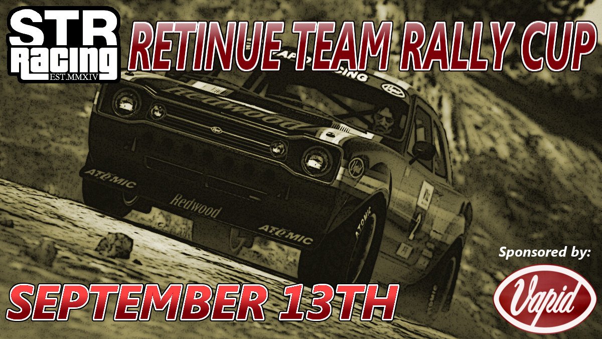 STRRCrew's tweet image. STRR VAPID RETINUE TEAM RALLY CUP (Race Playlist - 13 September) Credits to @ZombieSchGirl for image. More info: soltezroboracing.enjin.com/forum/m/303724…