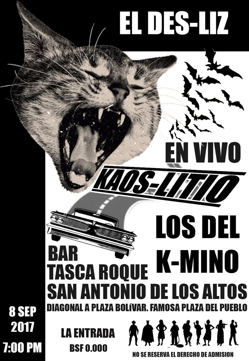 Hoy! Kaos-Litio en vivo! #sanantoniodelosaltos