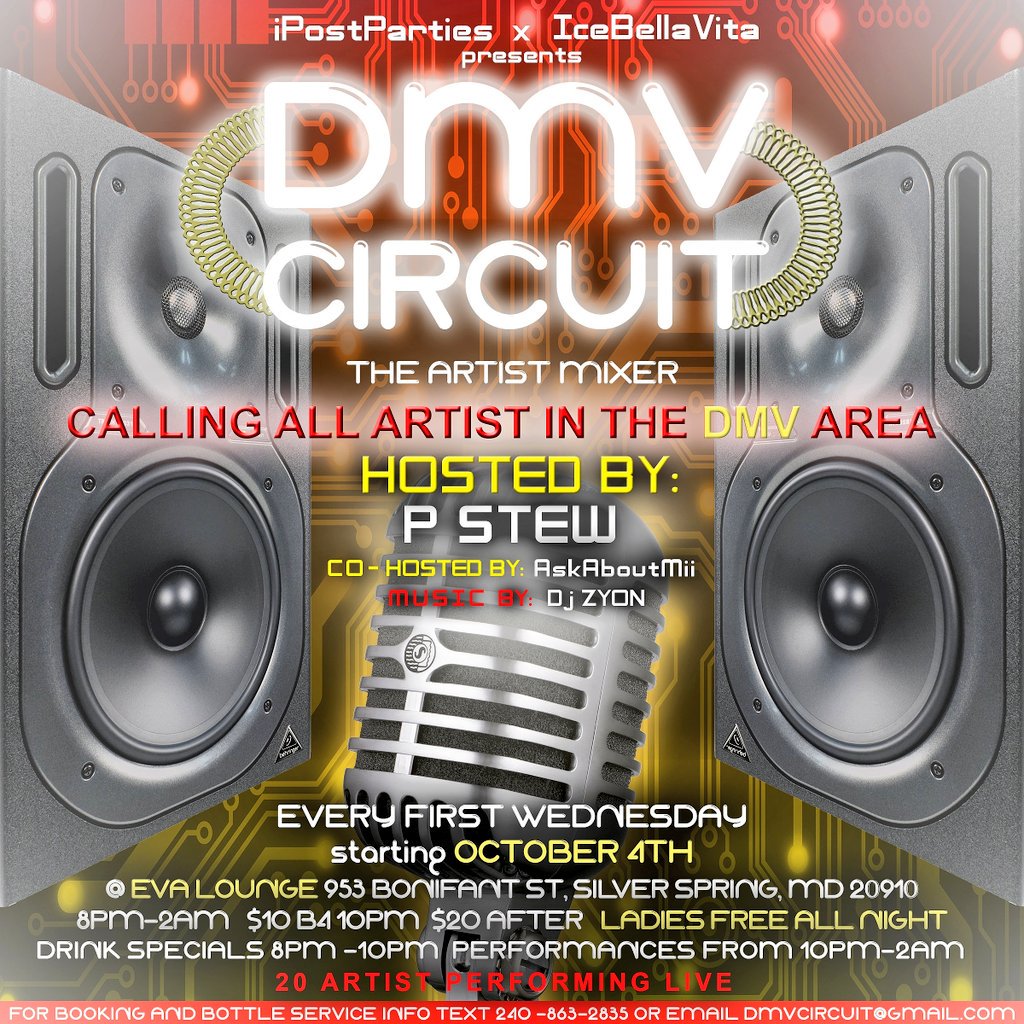 DMVCircuit's tweet photo. Hosted by: @YaBoyPstew
Sign up today to perform!
Email Us: Dmvcircuit@gmail.com
Text: 240.863.2835
#dmvcircuit #retweet https://t.co/PwKyxtP5Pz
