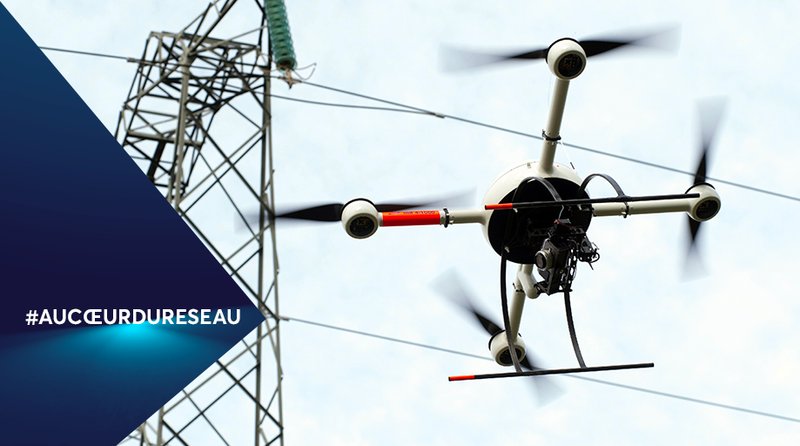 RTE_SudOuest's tweet photo. Tournée #aucoeurdureseau : découvrez les #drones inspectant les lignes Haute Tension, futur de la maintenance réseau https://t.co/uN1RLxDToc https://t.co/TuVdbq6x4Z