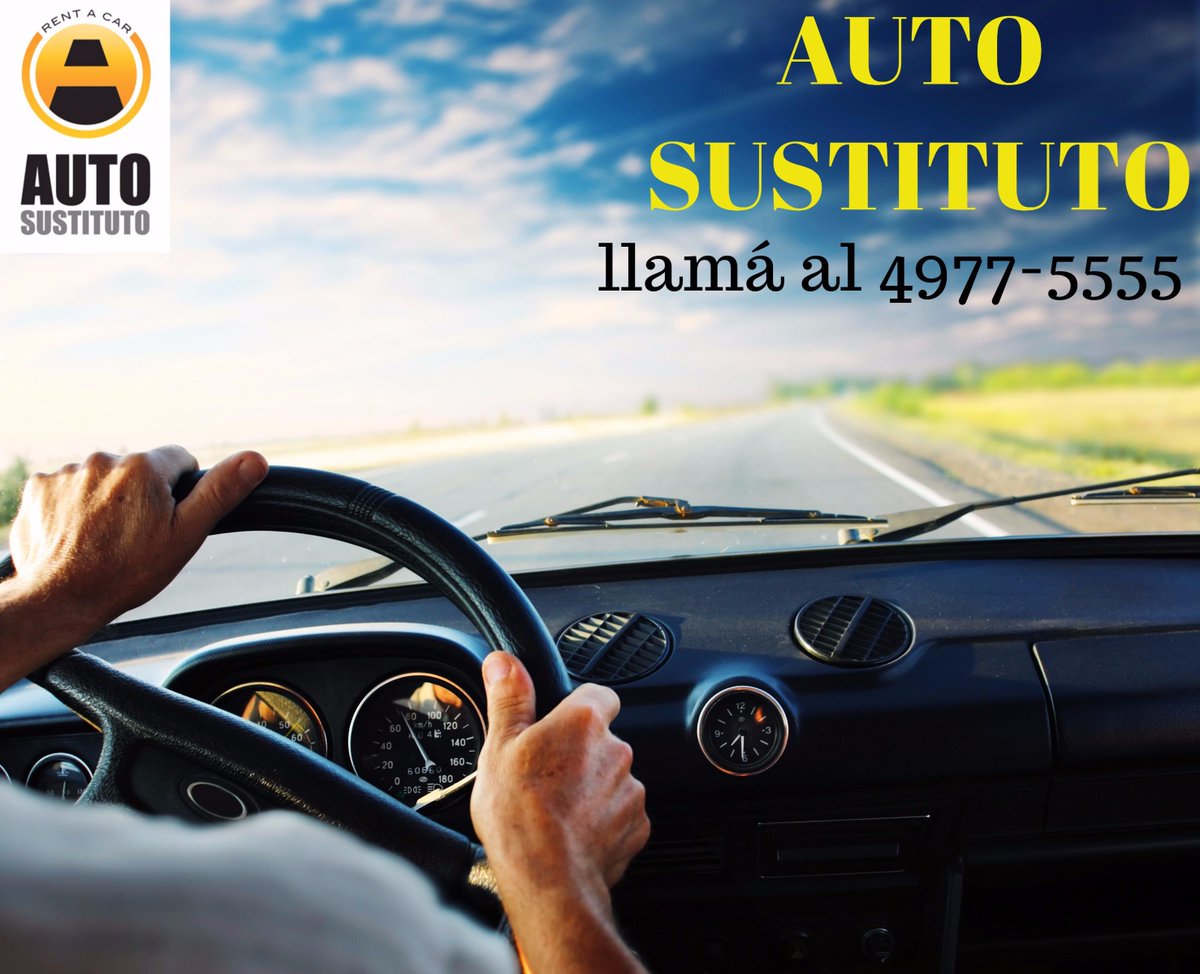 autosustituto's tweet photo. ¡Hace ese VIAJE que siempre quisiste hacer! NO tenes auto? NOSOTROS SOMOS LA SOLUCIÓN! Entregas a domicilio SIN CARGO. https://t.co/SDuVLScjBO