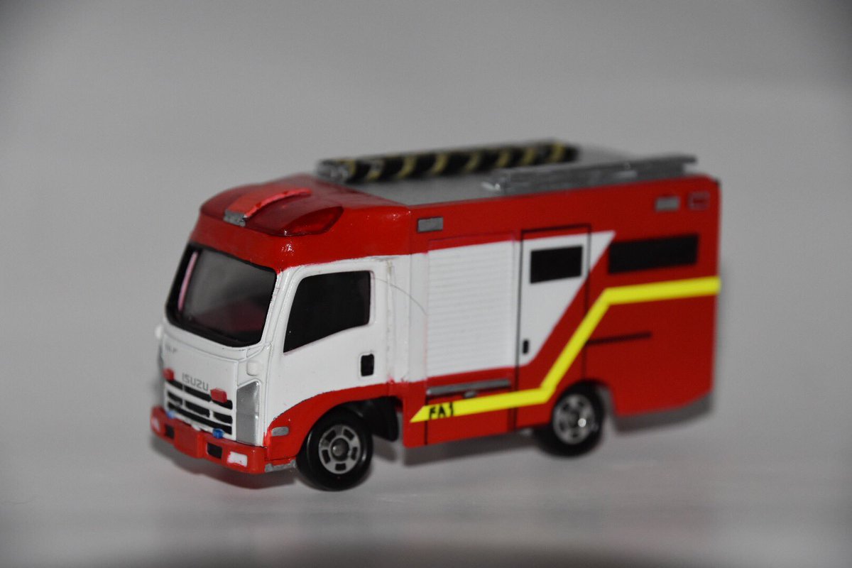 救急の日」 改造トミカ製作記 東三河広域消防局 消救車 エルフをベース
