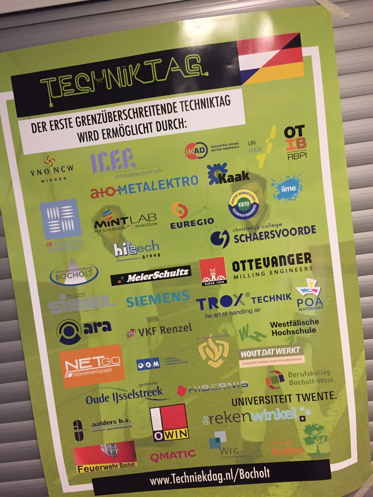 Hoezo grensoverschrijdende samenwerking! <a href="/Techniktag_Boch/">Techniktag Bocholt</a> morgen vanaf 10:00
